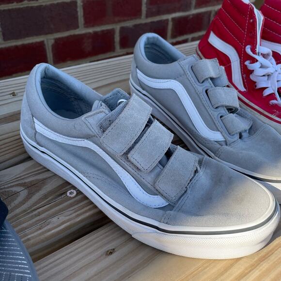 Vans Old Skool V Suede Canvas Drizzle Grey Size 6.5 Men’s - Picture 12 of 12